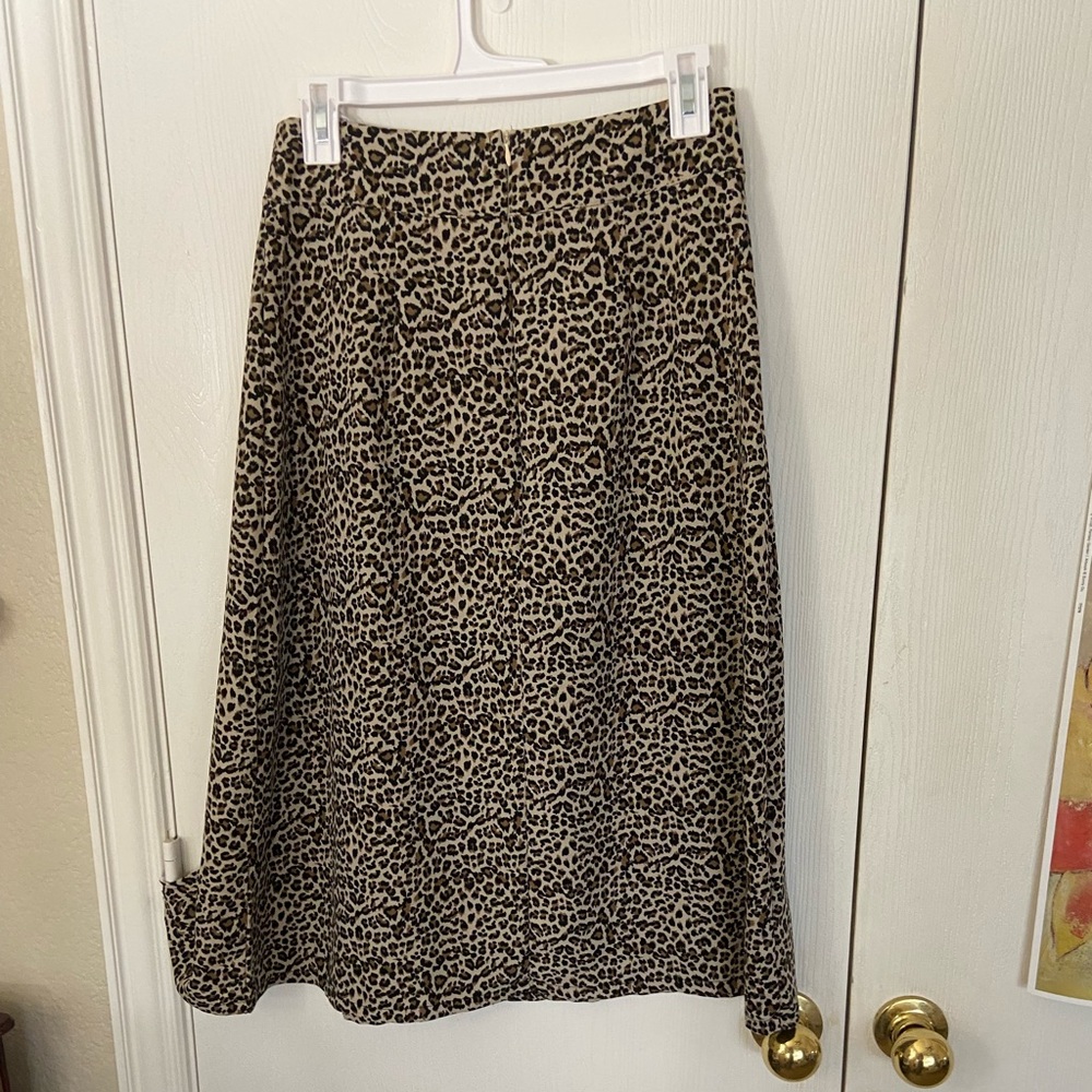 Nasty Gal Leopard MIDI Skirt